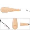 thumbnail image 3 of Rhombus Awl, Fine Steel Leather Punching Tool with Elm Handle, for Leather Crafting and DIY Projects, 3 of 7