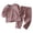Purple, variant on 100% Organic Cotton Baby Long Sleeve Pajama Sets, Toddler Boy Girl 2-Piece Sleepwear