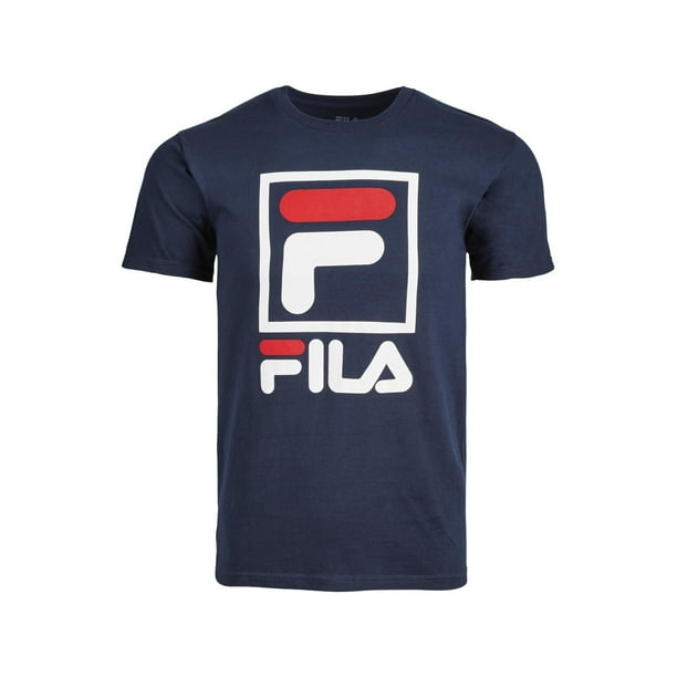FILA - Fila Mens Cotton Logo T-Shirt - Walmart.com - Walmart.com