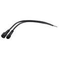 thumbnail image 3 of 3X Male Female Plug 2 Pin LED Waterproof Connector Cable Black, 3 of 9