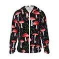 thumbnail image 2 of Lsque Red Mushrooms UPF 50+ Lightweight Sun Protection Men's Women's Long Sleeve Shirt, Hoodie Performance -X-Large, 2 of 9