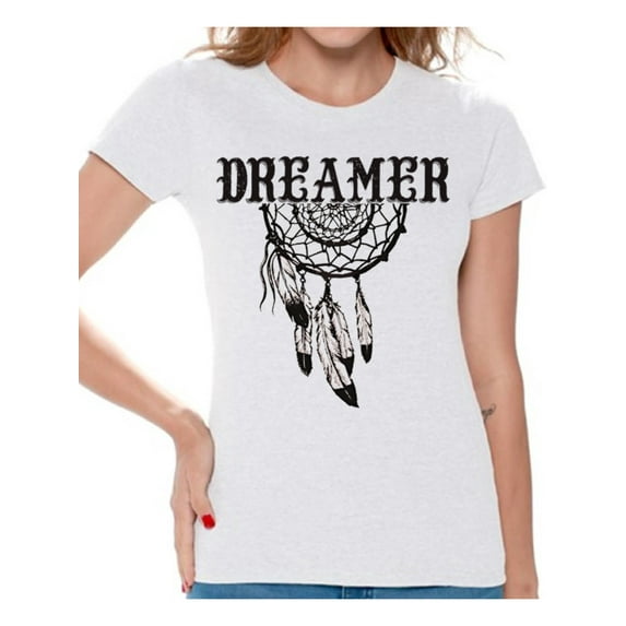 Awkward Styles Retro Dreamcatcher T-Shirt Dreamer T Shirts for Women