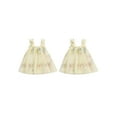 thumbnail image 3 of Aojekbee Little Girls Summer Princess Dress Sleeveless 3D Flower A-line Sweet Tulle Dresses, 3 of 10