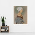 thumbnail image 2 of Blum Japanese Girl Drawing Extra Large XL Wall Art Poster Print, 2 of 3