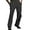 Black, variant on DGMIOCS Men's Solid Color Business Casual Straight Suit Pants for and Leisure Wear White S