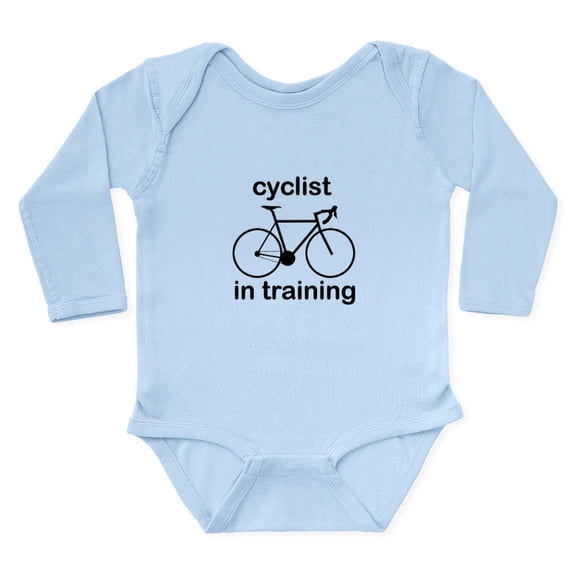 CafePress - Bike Body Suit - Long Sleeve Cotton Baby Bodysuit