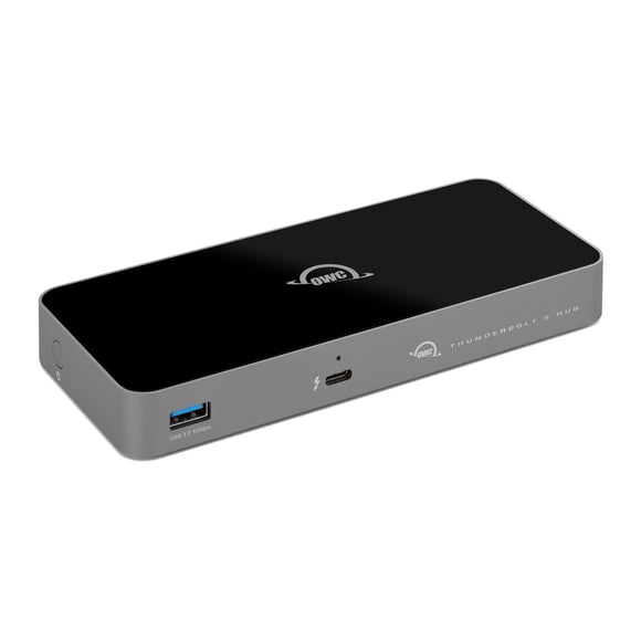 Hub Thunderbolt 5 OWC Negro con 3 Puertos para Mac y PC