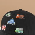 thumbnail image 7 of CAUYDY Childrens Baseball Cap With Car Design Embroidered For Kids Boys And Girls Cartoon Mesh Cap 5T 6T 7T 8T Toddler Boys Sun Hat Summer (Sizes 3-8 Years,D1-Black), 7 of 7