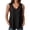 Black, variant on Women T-Shirts Pure Casual Loose Fit Lace Trim Sleeveless Tops Breathable Summer Blouse Soft Comfortable Basic Tee Soft Solid Color Streetwear