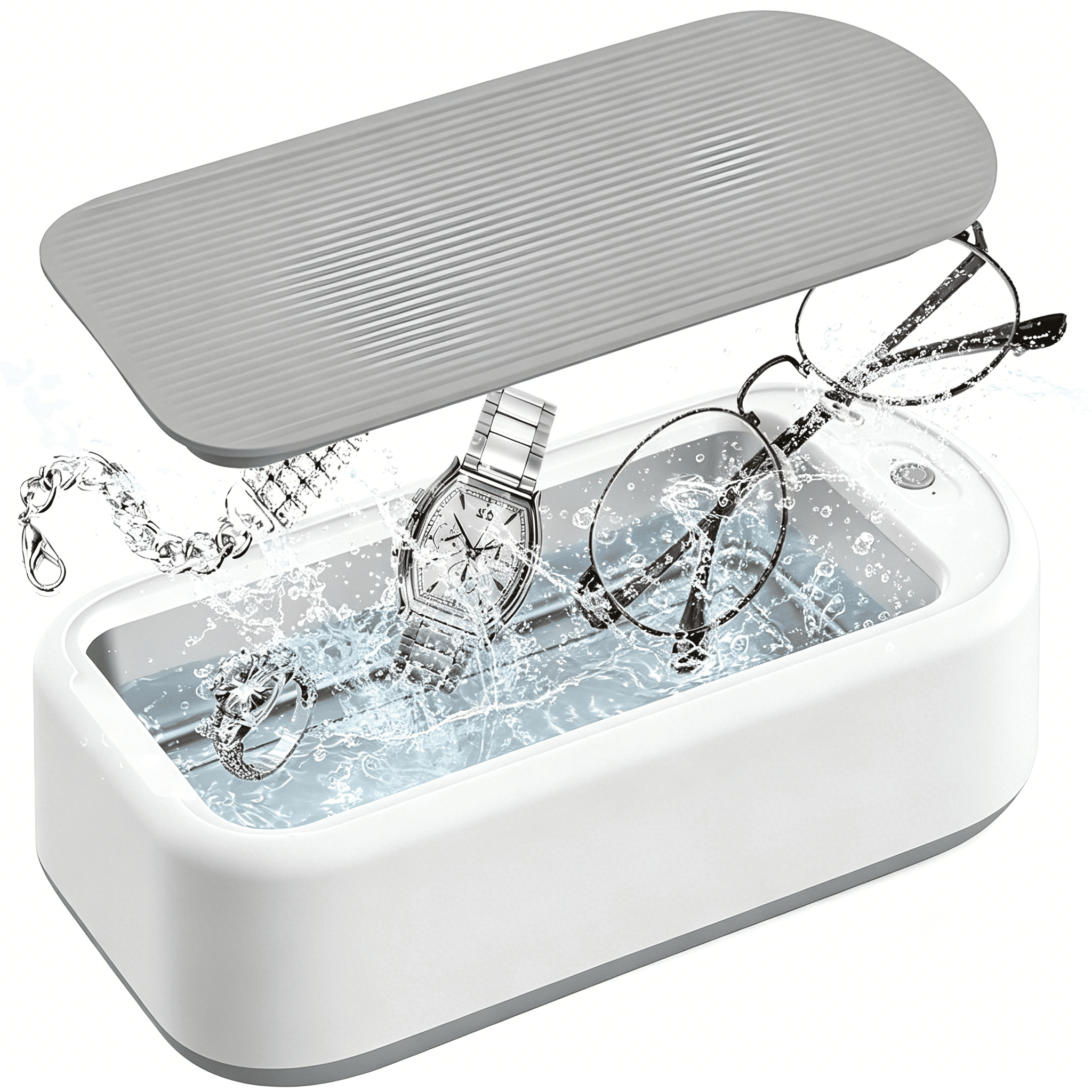 CURYMAY 2026 New Ultrasonic Cleaner Machine,40W 22Oz (640Ml) Portable Professional Sonic Jewelry Cleaner for Eye Glasses,Ring,Earring,Necklaces,Watch Strap,Makeup Brush