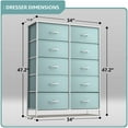 thumbnail image 4 of Dressers for Bedroom with 10 Drawers, Chest of Drawers for Bedroom, 4 of 5