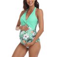 thumbnail image 6 of Womens Maternity Swimwear Fashion Swimsuits with Adjustable Neck Straps Pregnancy Bathing Suits, 6 of 9