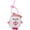 Pink, variant on Jiibva Plush Cute Animal Mahjong Keychain Bag Pendant for Backpacks Bag Wallet for Women