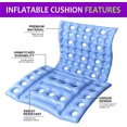thumbnail image 4 of Portable Travel Seat - Inflatable Anti-decubitus Wheelchair Cushion with Breathable Backrest, 4 of 5