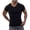 Black, variant on Men's Tshirts Athletic T Shirts for Men Solid Color T-Shirt for Men Sports Training Tops Stretch Short Sleeve Tees V-Neck Top Men's Casual Summer Shirts