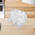 thumbnail image 1 of Houderco Papel Tapiz Autoadhesivo Impermeable Para Cocina Gris Claro Con Azulejo 3D Gel, 1 of 7