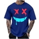 thumbnail image 1 of Camisetas de Cuello de la Tripulación de los Hombres de Poliéster Impreso en Seco Rápido, Cuello Redondo de Corte 3D para Gimnasio, Carrera, Ciclismo Y Ocasional, 1 of 4