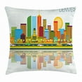 thumbnail image 1 of Ambesonne 20" x 20" Multi-color Polyester Decorative Pillow Case, 1 of 2