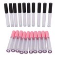 thumbnail image 4 of 20 tubos de brillo de labios vacíos, contenedores transparentes mini rellenables para bálsamo labial con cepillo de varilla, 4 of 10
