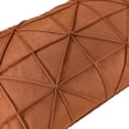 thumbnail image 5 of JWH Handmade Decorative Soft and Smooth Velvet Lumbar Pillow Covers for Simple Decor 14x24inch Cognac, 5 of 6