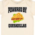 thumbnail image 4 of Inktastic Powered by Quesadillas Boys or Girls Baby Bodysuit, 4 of 5