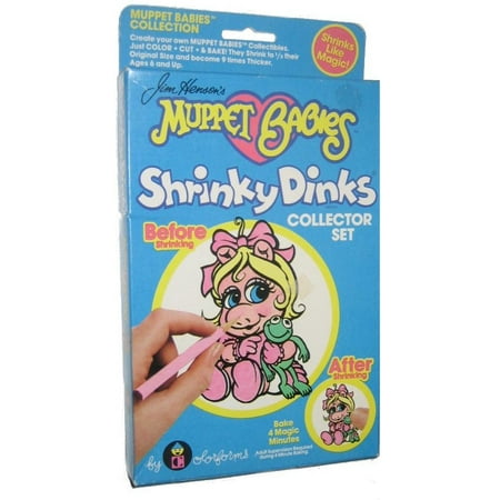 Jim Beam Collectors - Jim Henson's Muppet Babies Colorforms Shrinky Dinks Vintage Collector Set 1687