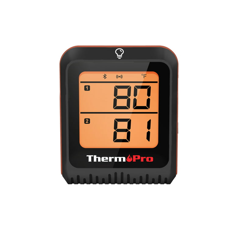 ThermoPro TP826 500FT Wireless Meat Thermometer, Dual Meat Probe Cooking  Thermometer with HI/Low Alert, IPX4 Food Grill Thermometer, Outdoor Fryer