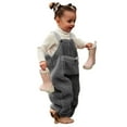 thumbnail image 2 of adviicd Toddler Girl Legging Overalls Suspender Girl Solid Boys Toddler Pants Kids Winter Womens Pant Suits, 2 of 5
