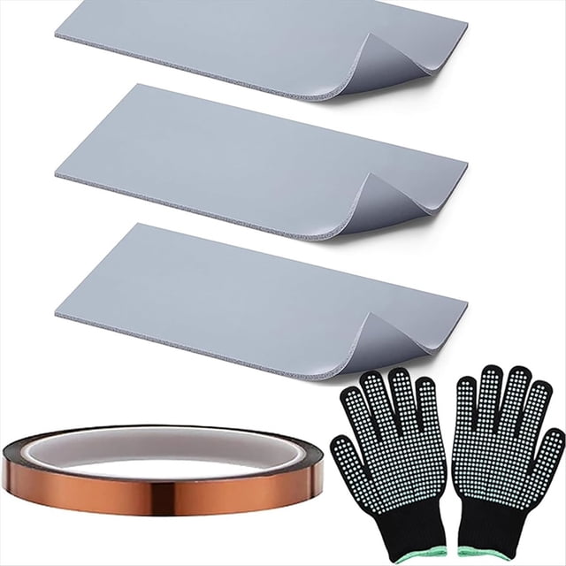 3 Almohadillas de Silicona para Prensas Térmicas, de Alta Densidad, Cortables, para Sombreros. Accesorios para Bricolaje, Pequeñas Empresas y Uso Doméstico.