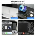 thumbnail image 6 of Retractable Phone Wall Charger,40W Dual  Block Wall Plug with USB-A /USB-C Ports,Travel and PD Fast Charging for Phone,Pad,Tablet and More, 6 of 8