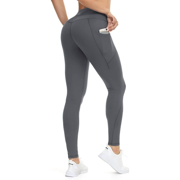 High-Waisted Leggings for Women Butt-Lift-Seamless Scrunch Yoga-Pants Tummy  Control Workout Booty Tights 