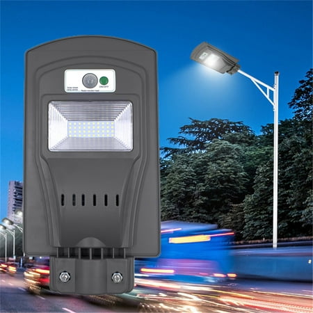 Zimtown 60W/40W/20W Outdoor LED Solar Street Security Light PIR Motion Sensor