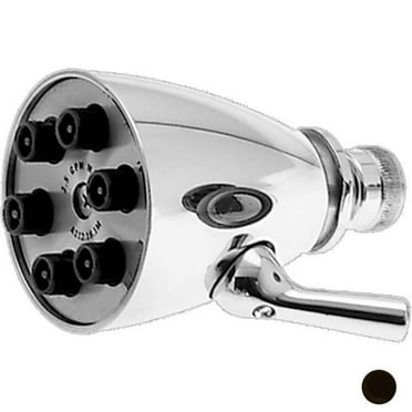 Westbrass  6-Jet Shower Head - Oil Rubbed Bronze