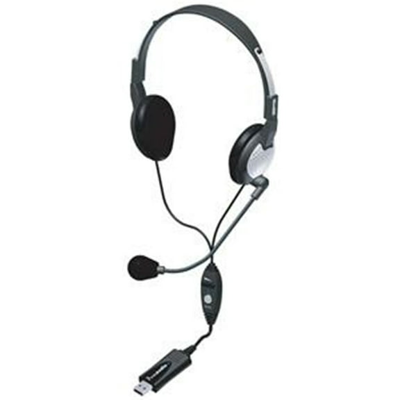 Voice Recognition USB Headset with Noise Cancelling Microphone for Nuance Dragon Speech Recognition Software