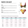 thumbnail image 4 of Kdxio Rose Psychedelic Print Women's 2 Piece High Waisted Wrap Spaghetti Strap Summer Swimsuit Bikini Set-XX-Large, 4 of 7
