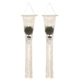 thumbnail image 1 of Uxcell 2-Pack Macrame Plant Hanger, 44" Soporte Colgante Tejido a Mano con 1 Red para Plantas de Interior [Albaricoque], 1 of 1