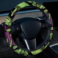 thumbnail image 2 of Halloween Zombie Hand Steering Wheel Cover for Car, 14.5 Inch PVC Leather Auto Accessories with Printing, 2 of 6