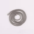 thumbnail image 3 of Collar de perlas cuadradas Cadena de acero de titanio a juego Cadena de acero inoxidable com Cadena Accesorios para hombres, 3 of 4