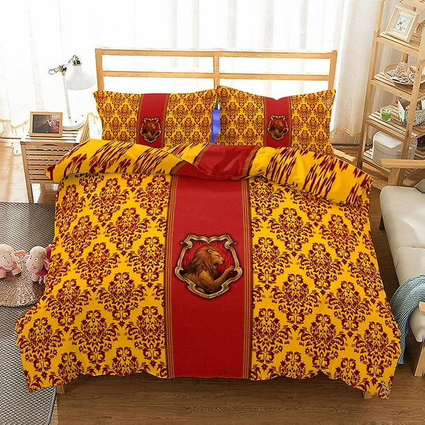 Youyo Harry Potter Gryffindor 3d Printed Bedding Set Duvet Cover Quilt Cover Pillowcase Single Double Kids Other