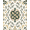 Dark Green, Pattern 3, variant on ODIKA 8'x10' Washable Area Rug Festive Botanical Snake Motif Border Circle Round Leaves Rings Playful for Dining Room, Large Office, Lounge, Non-Slip Chair-Friendly Mat