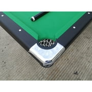 SEGMART 5.5 Ft 3 In 1 Pool & Table, Tennis Multigame Table, Multifunctional Billiard Table, Dining Table, Indoor Game Table, All Accessories Included, Black with Green Felt