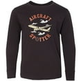 thumbnail image 3 of Inktastic Aircraft Spotter Plane Lover Long Sleeve Youth T-Shirt, 3 of 5