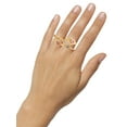 thumbnail image 3 of Jessica Simpson Women's Heart Rhinestone Ring Set, 5-Piece, 3 of 4