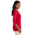 thumbnail image 2 of DP192W Devon & Jones Ballet Bracelet-Length Knit Top Red 3XL, 2 of 2