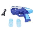 thumbnail image 1 of Máquina de burbujas para niños, carga USB, proyección de estilo de dibujos animados, juguete para soplar burbujas para niños, color azul, 1 of 9