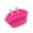 Pink, variant on Multifunction Children Bike Storage Basket Detachable Comfortable Front Handlebar Sundries Container for Outdoor Cycling Picnic Boys Black