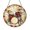 Acrylic 3.5 Inch, variant on Drum Set Stained Glass Suncatcher – Percussion Wall Art for Music Lovers and Drummers