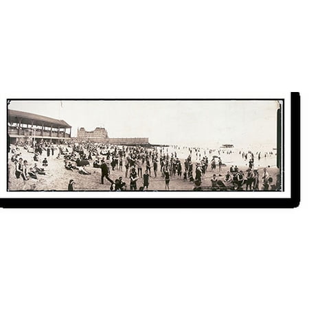 Historic Print, NY 1902 Manhattan Beach,, 16" x 20"