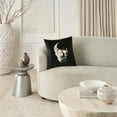 thumbnail image 3 of Nourison Sofia Metallic Skull Black 20" x 20" Throw Pillow, 3 of 4