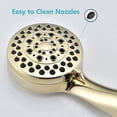 thumbnail image 4 of AWZTOO High Pressure Handheld Shower Head 5 Mode Settings Showerhead 3.5" Showerhead Set with 59 Inch Hose and Adjustable Bracket Oil Rubbed Bronze, 4 of 5
